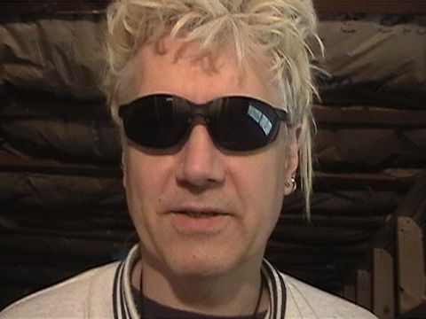 Rick building the studio